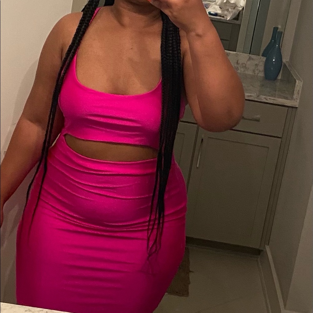 Pink Bandage dress